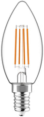 Avide LED Filament Candle Lamp 5.9W E14 NW 4000K Dimmable