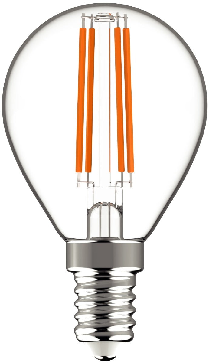 Avide LED Filament Mini Spherical Bulb 5.9W E14 WW 2700K Dimmable