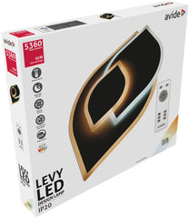 Avide Modern Ceiling Light Oyster Levy 65W(32.5+32.5) with Remote Control