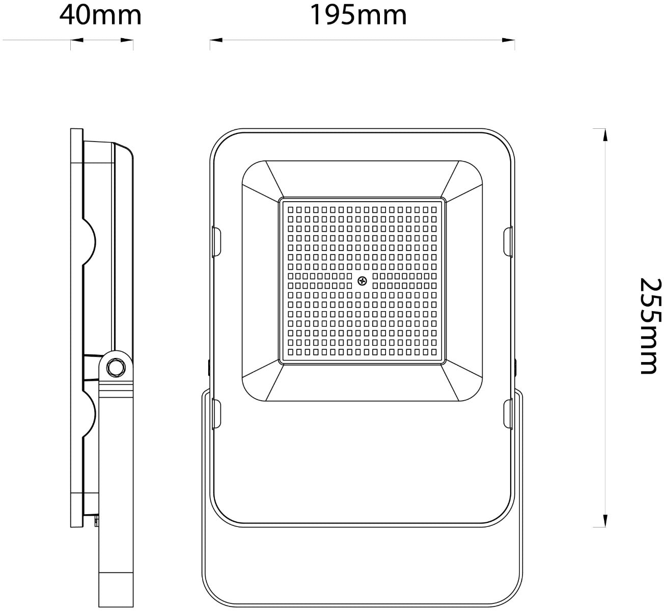 Avide LED Floodlight Industrial SMD 100W NW 4000K 160lm/W
