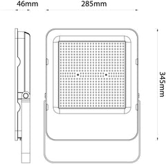 Avide LED Προβολέας Βιομηχανικός  SMD 200W NW 4000K 160lm/W