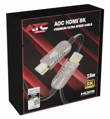 ATC AOC HDMI 2.1V 8K Premium Οπτικό Καλώδιο 15m