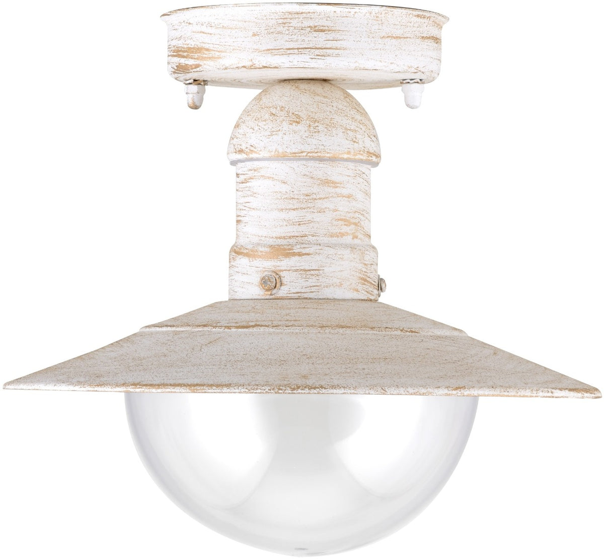 Avide Εξωτερικό Φωτιστικό Οροφής Imperial 1xE27 IP44 Antique Λευκό