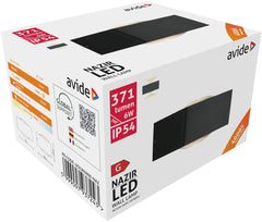 Avide Επιτοίχιο Φωτιστικό Εξωτερικού Χώρου Nazir LED 6W Λευκό 4000K IP54