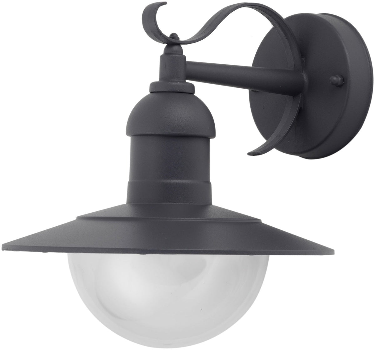 Avide Επιτοίχιο Φωτιστικό Εξωτερικού Χώρου Imperial 1xE27 IP44 Ανθρακί
