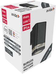Avide Outdoor Wall Light Burgos 1xGU10 IP54