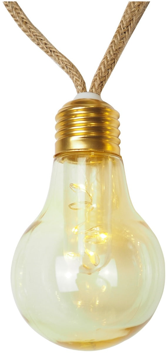 Avide Εξωτερική Γιρλάντα 5m Θερμό Λευκό Decor 3xAA excl.