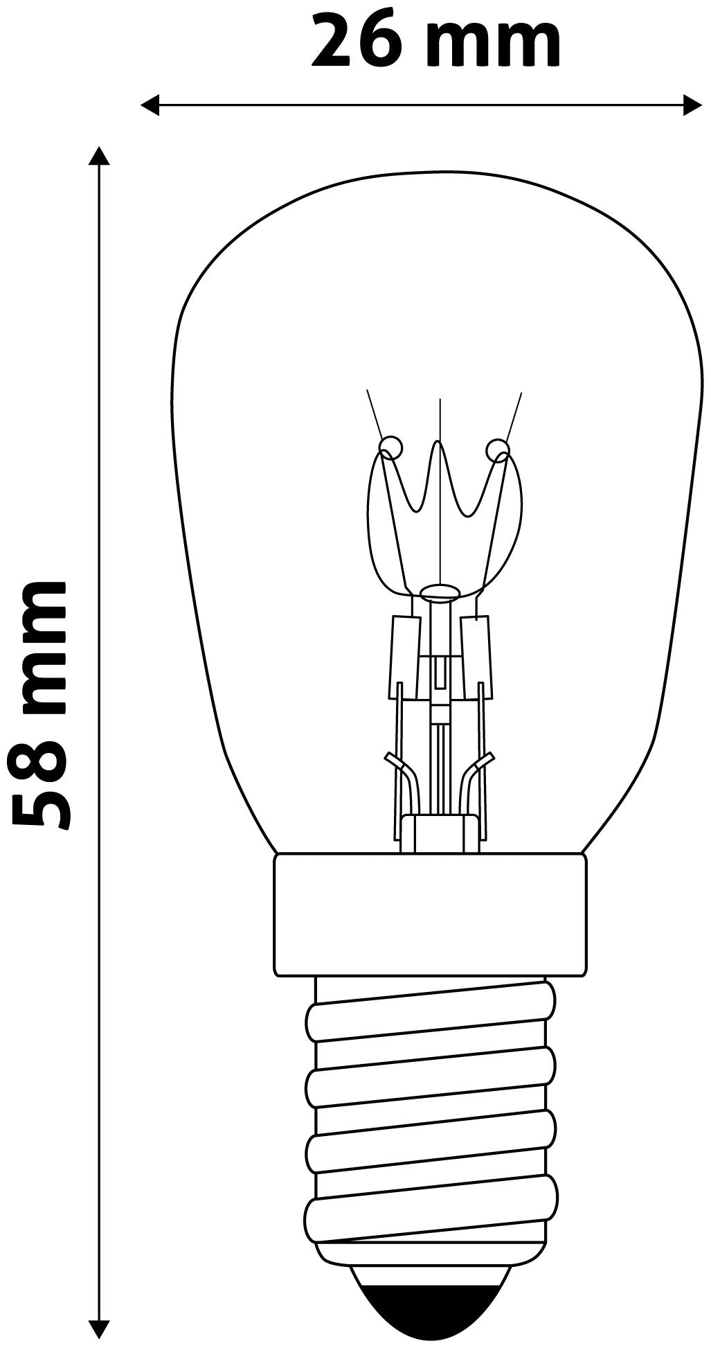 Avide Refrigerator Lamp 25W E14