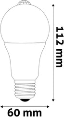 Avide Λάμπα LED Smart Κοινή A60 8.8W Λευκό 4000K με Φωτοκύτταρο Αισθητήρας Κίνησης