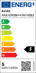 Avide Smart LED Bulb GU10 4.9W RGB+W WIFI + BLE APP Control
