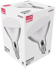 Avide Infrared Lamp E27 150W Transparent