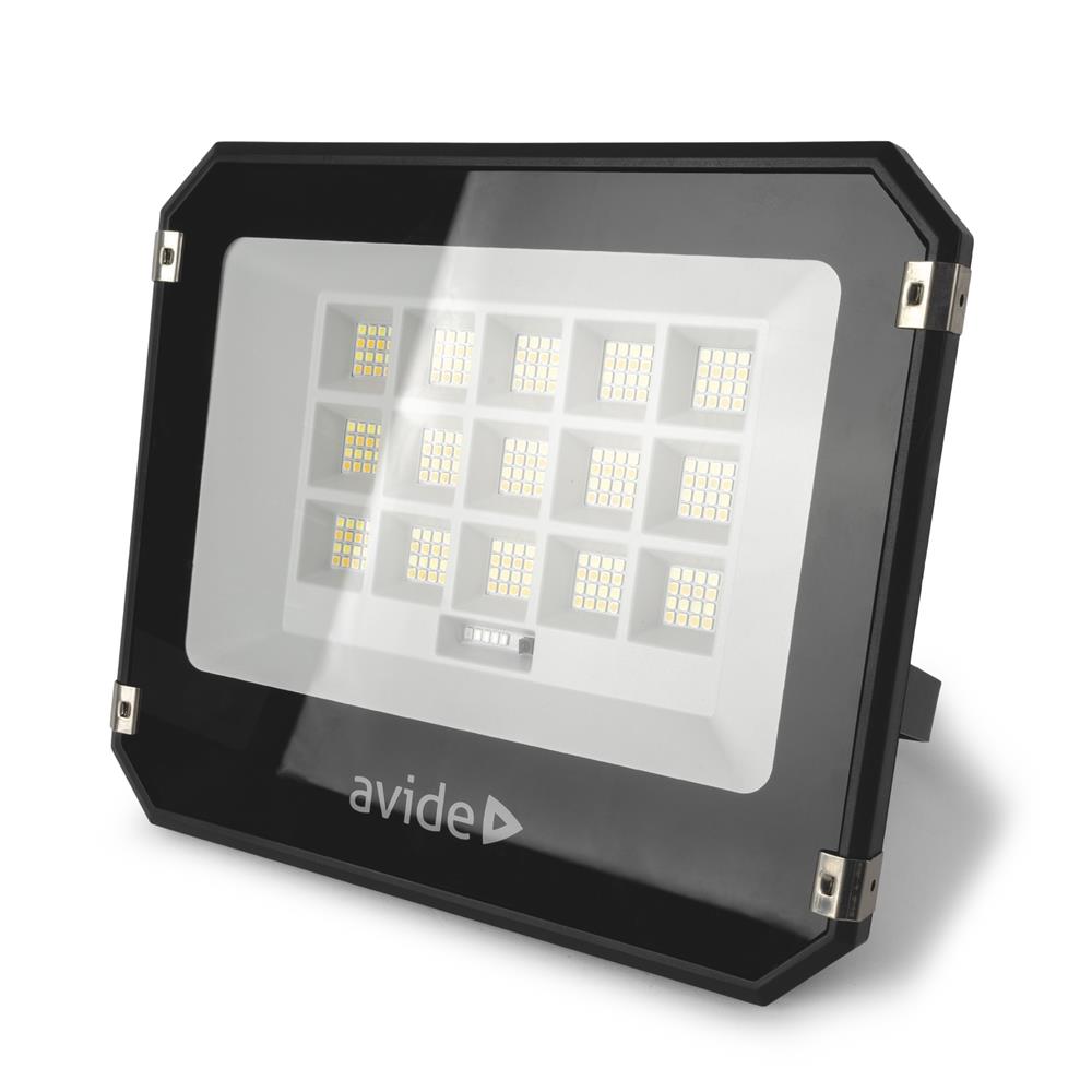 Avide LED Ηλιακός Προβολέας 100W CCT με Ξεχωριστό Ηλιακό Πάνελ και Τηλεχειριστήριο