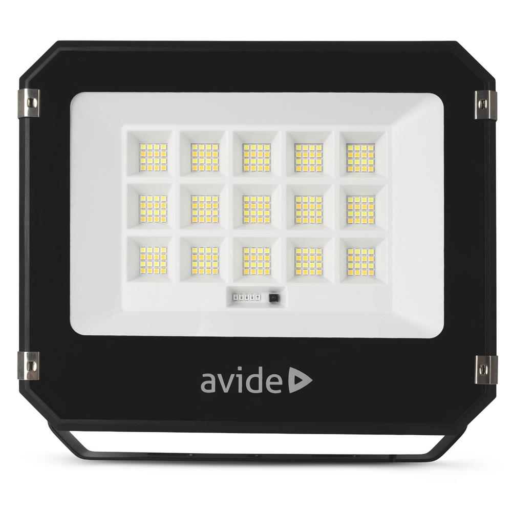 Avide LED Ηλιακός Προβολέας 100W CCT με Ξεχωριστό Ηλιακό Πάνελ και Τηλεχειριστήριο