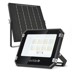 Avide Ηλιακός Προβολέας LED 50W CCT με Ξεχωριστό Ηλιακό Πάνελ και Τηλεχειριστήριο