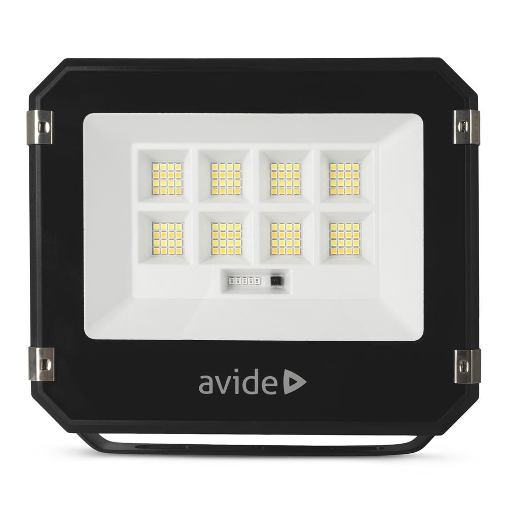 Avide Ηλιακός Προβολέας LED 50W CCT με Ξεχωριστό Ηλιακό Πάνελ και Τηλεχειριστήριο