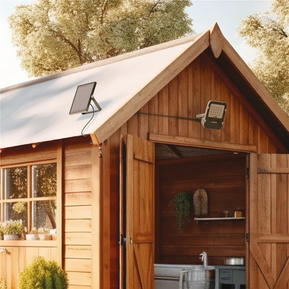 Avide LED Ηλιακός Προβολέας 50W NW 4000K με Ξεχωριστό Ηλιακό Πάνελ και Τηλεχειριστήριο