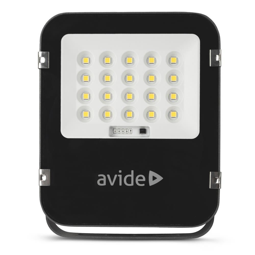 Avide LED Ηλιακός Προβολέας 50W NW 4000K με Ξεχωριστό Ηλιακό Πάνελ και Τηλεχειριστήριο