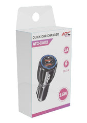 ATC-CA02 Φορτιστής Αυτοκινήτου Ταχείας Φόρτισης 15W