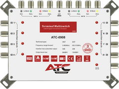 ATC Multiswitch ATC-0908 (2 Sat + 1 Ter / 8 Outputs)