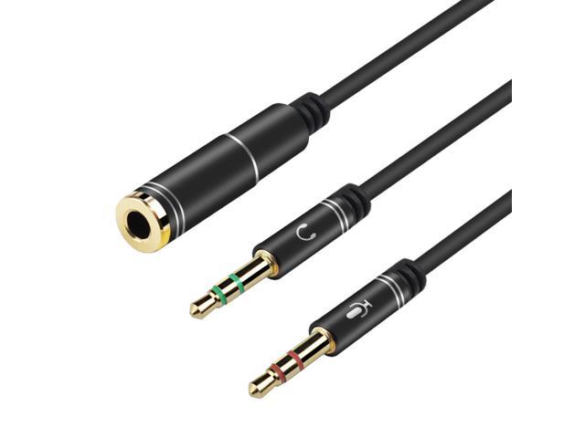 Μετατροπέας 3.5mm 4PIN Θηλυκό σε Audio/Mic 30cm