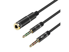 Μετατροπέας 3.5mm 4PIN Θηλυκό σε Audio/Mic 30cm