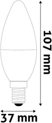 Avide Value LED Candle Lamp E14 5W WW 3000K 3pcs