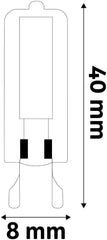 Avide LED Λαμπτήρας 4W G9 C-LED NW 4000K