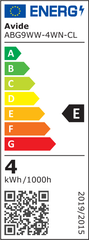 Avide LED Λαμπτήρας 4W G9 COB WW 3000K