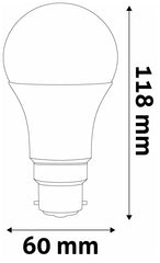 Avide Value LED Bulb Spherical B22 12W WW 3000K