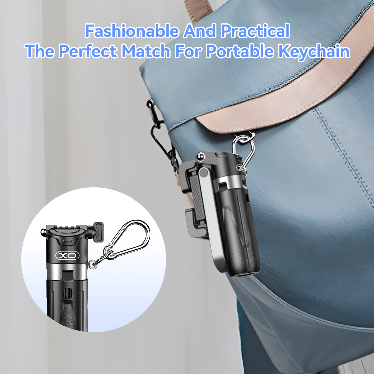 XO SS21 Πολυλειτουργικό Mini Bluetooth Selfie Stick 4 σε 1