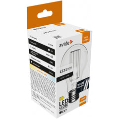 Avide LED Bulb White Filament Spherical 10.5W E27 NW 4000K