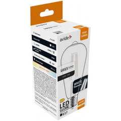 Avide LED Bulb White Filament ST64 3.8W E27 NW 4000K