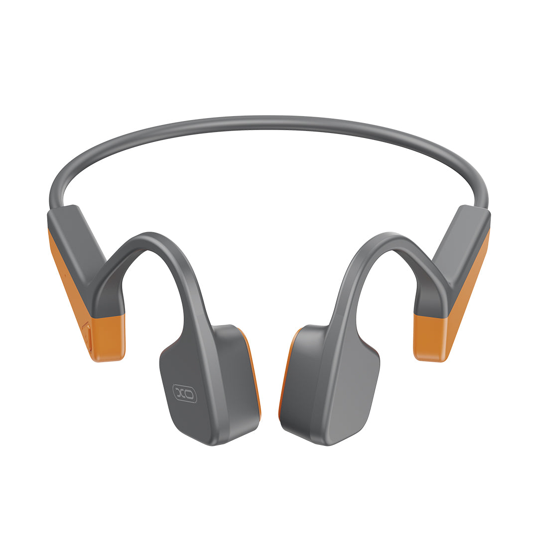 XO BD2 Light Bone Conduction Bluetooth Headphones Orange + Gray