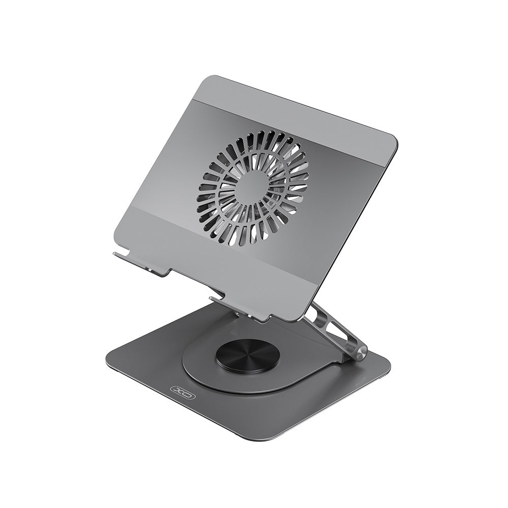 XO C182 Μεταλλική Αναδιπλούμενη Βάση Laptop με Ανεμιστήρα