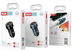 XO CC32 Φορτιστής Αυτοκινήτου PD + QC3.0 20W USB/Type-C Μπλε
