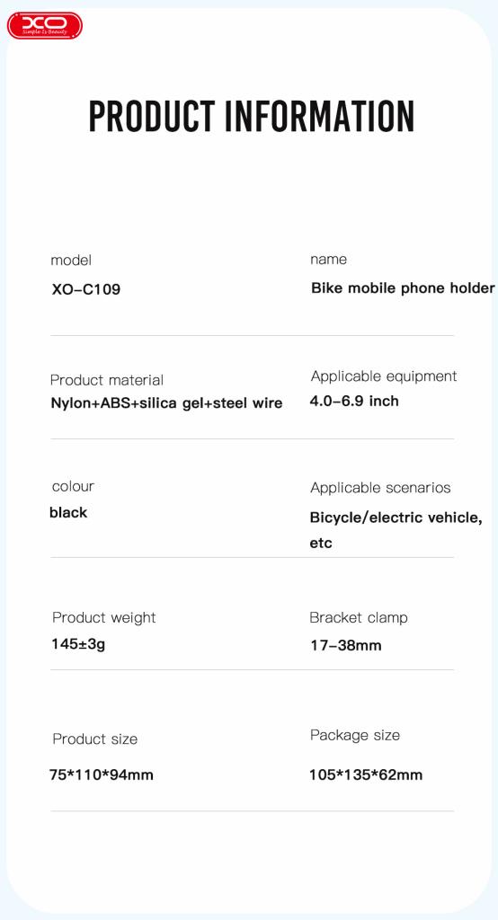 XO C109 Mobile Bike / Motorcycle Stand