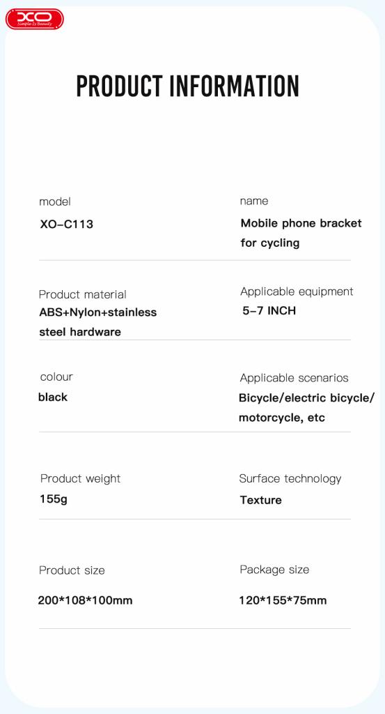 XO C113 Mobile Bike / Motorcycle Stand