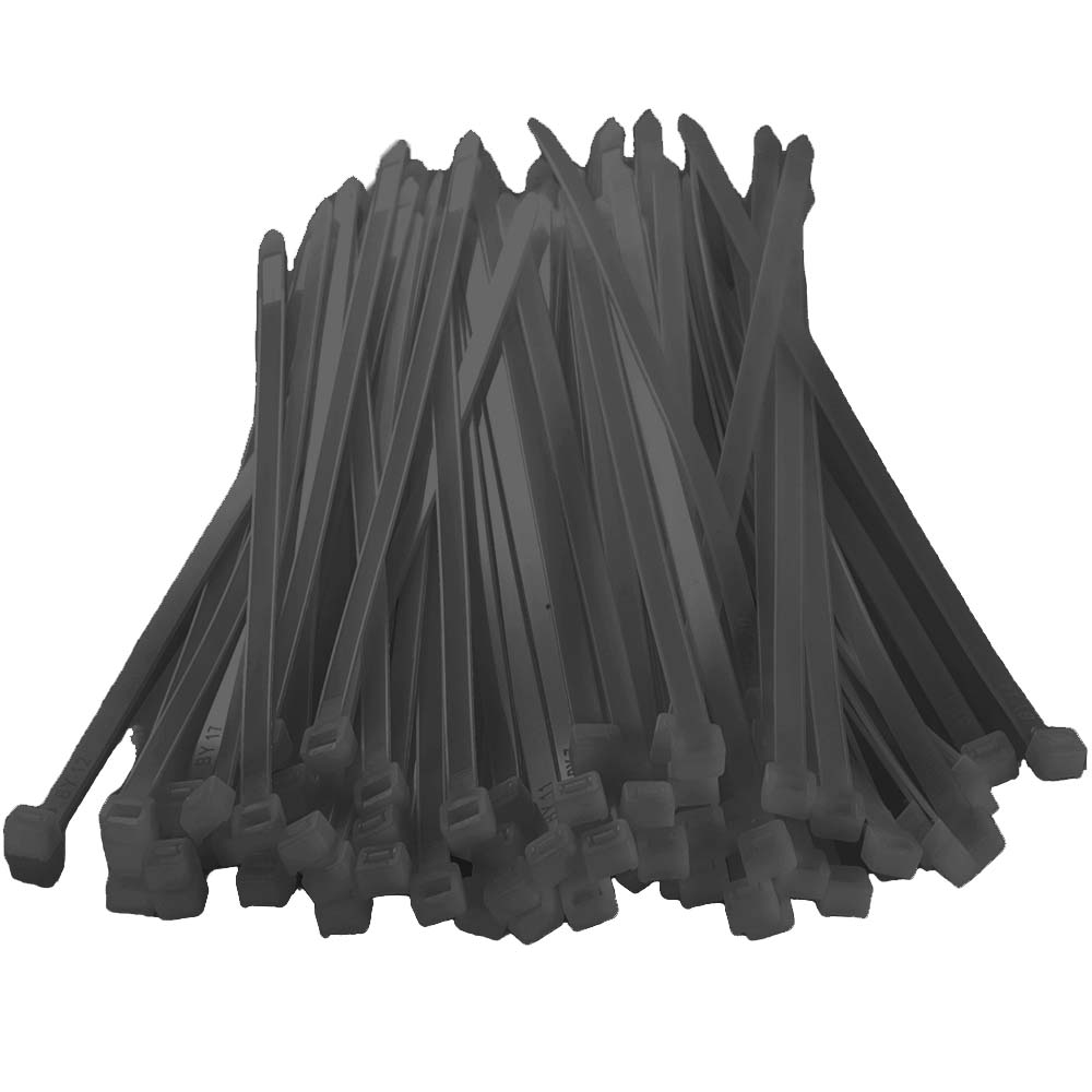 ATC Δεματικά 4.8x300mm Νάιλον Μαύρα 100τμχ Σακουλάκι