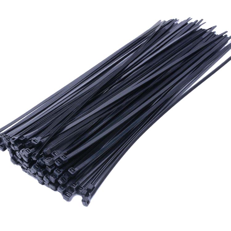 ATC Δεματικά 3.6x300mm Νάιλον Μαύρα 100τμχ Σακουλάκι