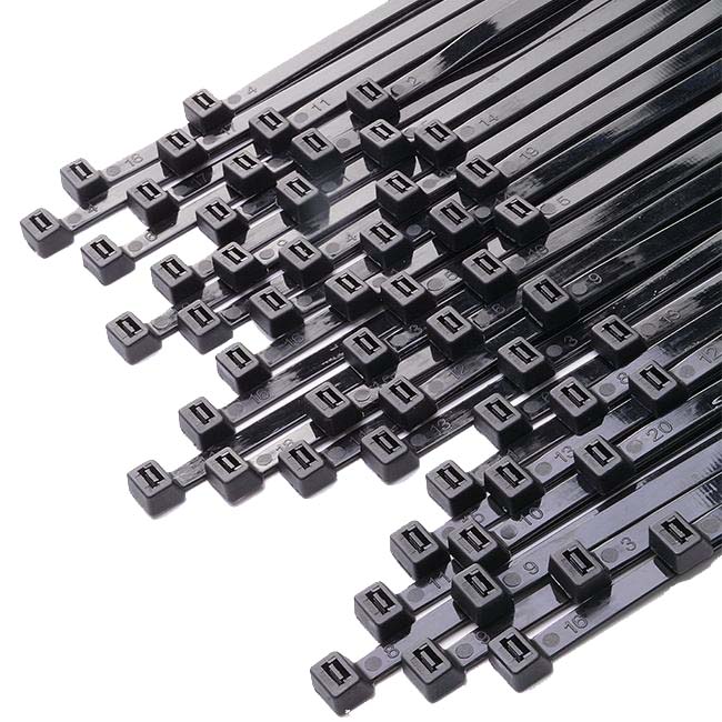 ATC Δεματικά 2.5x150mm Νάιλον Μαύρα 100τμχ Σακουλάκι