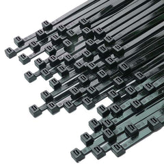 ATC Δεματικά 7.6x450mm Νάιλον Μαύρα 100τμχ Σακουλάκι