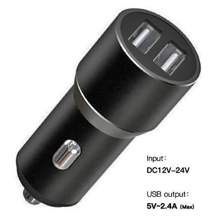 XO CC30 Metal Car Charger Black