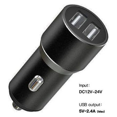 XO CC30 Metal Car Charger Black