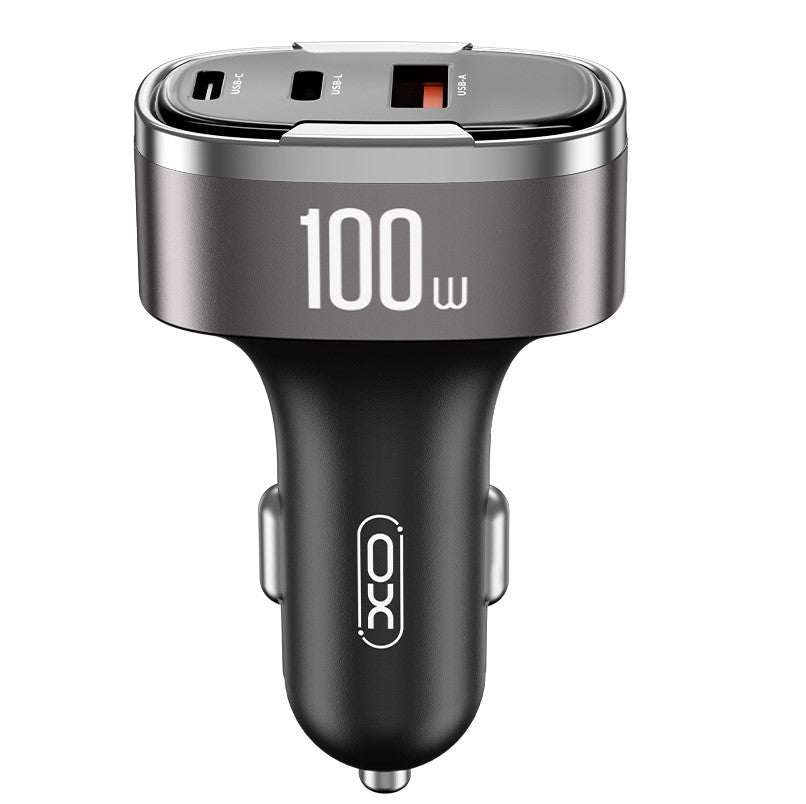 XO CC61 100W Smart Car Charger with Lightning Output