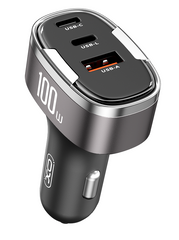 XO CC61 100W Smart Car Charger with Lightning Output