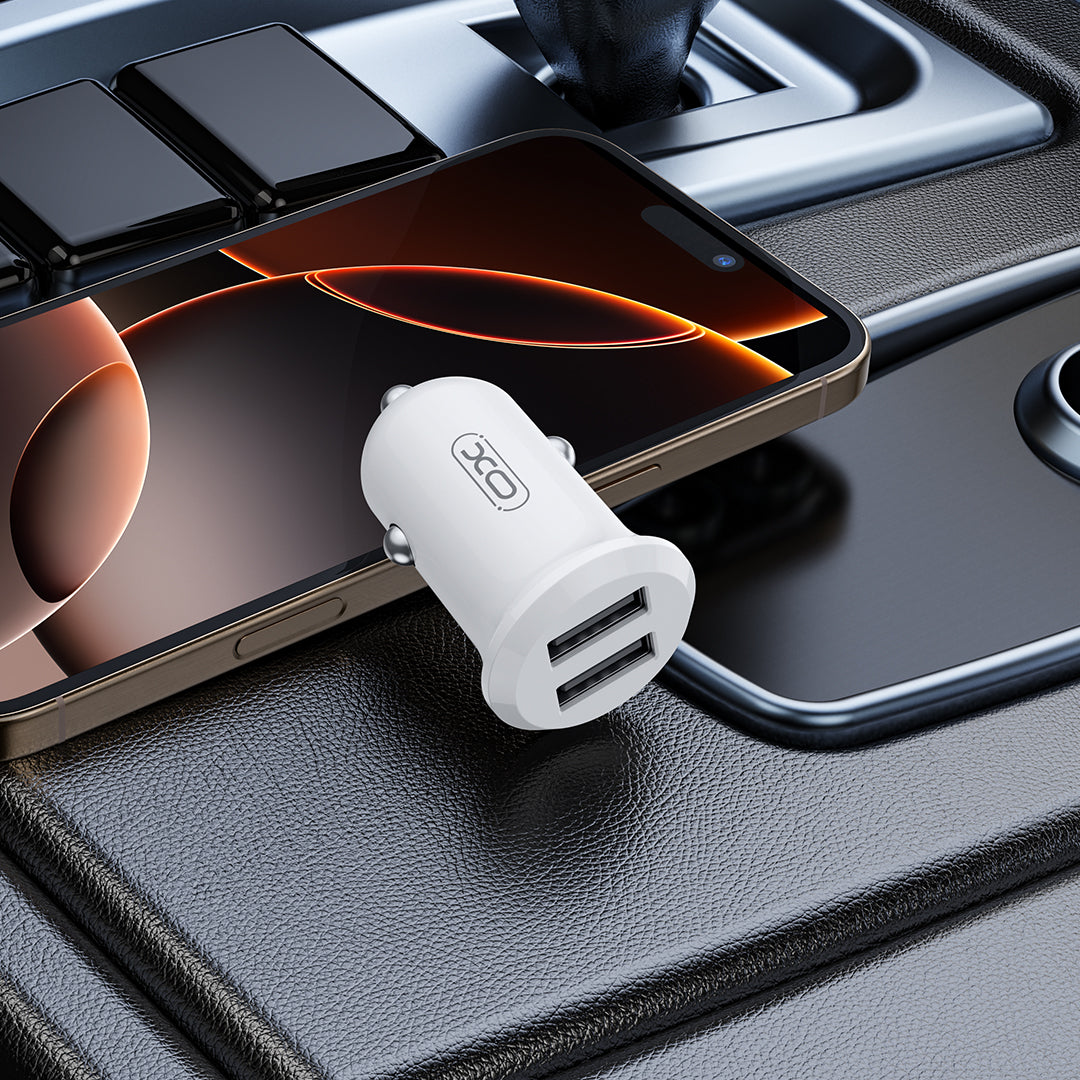 XO CC67 Mini Smart Dual USB Φορτιστής αυτοκινήτου 2.4A