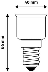 Entac Socket Adapter From E14 to E27