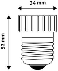 Entac Socket Adapter from E27 to GU10
