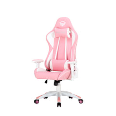 Meetion MT-CHR16 Gaming Chair / Pink + White