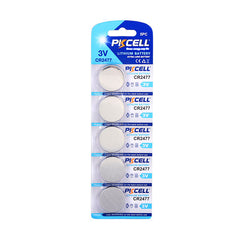 Pkcell Μπαταρία Κουμπί Λιθίου CR2477 (5τμχ)